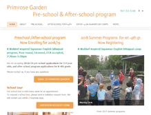Tablet Screenshot of primrose-garden.com